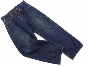 LEVI’S リーバイス 504-03 革パッチ デニムパンツ size30/インディゴ ■■ ☆ eab7 メンズ