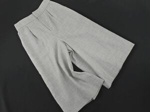 NOLLEY’S ノーリーズ ウール混 ガウチョ パンツ size34/グレー ◇■ ☆ eab7 レディース