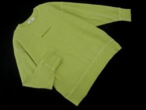 AZUL BY MOUSSY azur bai Moussy sweat sizeS/ yellow green *# * eab7 lady's 