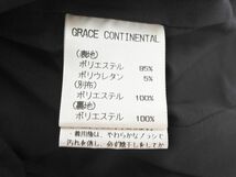 GRACE CONTINENTAL グレースコンチネンタル ベロア レース 切替 ワンピース size36/黒 ◇■ ☆ eab7 レディース_画像6