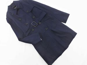 ミッシェルクラン トレンチ コート size38/紺 ◇■ ☆ eab8 レディース