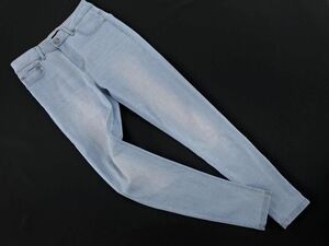 JEANASIS ジーナシス ストレッチ スキニー デニムパンツ sizeS/水色 ■■ ☆ eab9 レディース