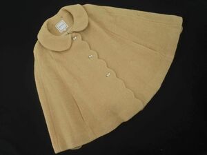 アナトリエ ウール混 ラメ ポンチョ ジャケット size38/ベージュ ◇■ ☆ eac2 レディース