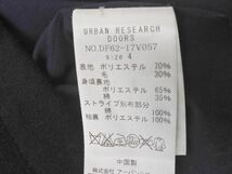 URBAN RESEARCH DOORS アーバンリサーチドアーズ FORK＆SPOON ウール混 ダッフル コート size4/黒 ◆■ ☆ eac2 メンズ_画像6