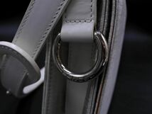 LANCEL ランセル フォーマル セミショルダー バッグ シルバー ■■ ☆ eac2 レディース_画像6