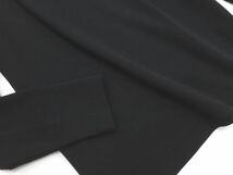 ネコポスOK Munsingwear マンシングウェア ハーフジップ ロゴ 長袖 ポロシャツ sizeM/黒 ◇■ ☆ eac3 メンズ_画像3