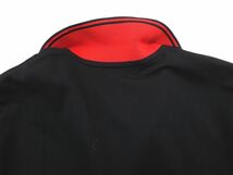 ネコポスOK Munsingwear マンシングウェア ハーフジップ ロゴ 長袖 ポロシャツ sizeM/黒 ◇■ ☆ eac3 メンズ_画像7