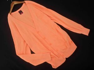 X-girl X-girl V neck long cardigan size2/ salmon pink #* * eac4 lady's 