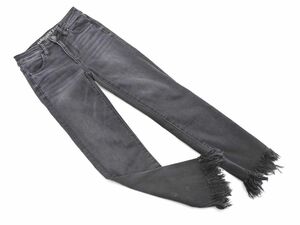 AMERICAN EAGLE アメリカンイーグル ストレッチ スキニー デニムパンツ size30/黒 ■■ ☆ eac4 レディース