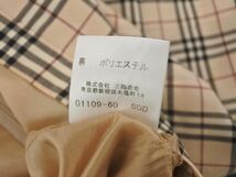 BURBERRY バーバリー ウール100% ノバチェック Aライン 台形 スカート 160cm ベージュ ■◇ ☆ eac2 子供服_画像7