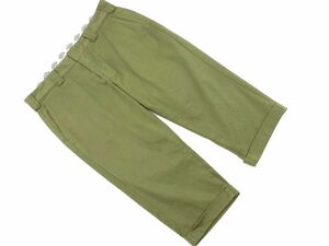 Dickies ディッキーズ ロールアップ クロップド パンツ size34/カーキ ■◇ ☆ eac6 メンズ