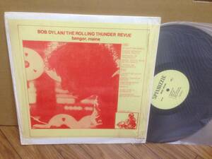 LP BOB DYLAN / THE ROLLING THUNDER REVUE bangor, maine TKRWM 1802 ボブ・ディラン SPINDIZZIE BRUCE DILLON SD 841　管4A1