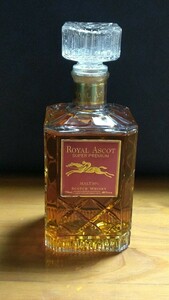 古酒 ROYAL ASCOT スーパープレミアム スコッチ ウイスキー モルト・グレーン 50% 旧ボトル 英国産 750ml 40度 1474ｇ！