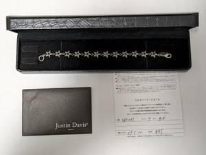 JustinDavis ジャスティンデイビス　HOLLYWOOD BLVD ブレスレット　正規品　ギャランティー付き　SBJ２６５