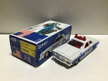 トミカ　外国車シリーズ　青箱　F8 ダッジコロネット　カスタム　ポリスカー　日本製　アメリカンポリスカーフェア用　特別限定車C_画像1