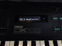 【動作確認済】YAMAHA FMシンセサイザー DX100 OLED換装 メンテナンス済み セミハードケース DJ-GB-1 付属_画像3
