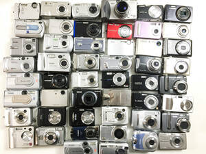 50台 ジャンクデジカメ コンパクトデジタルカメラ 大量 まとめ売り まとめ セット CANON NIKON KODAK OLYMPUS FUJIFILM 4