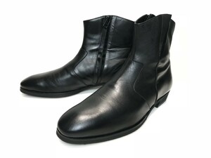 美品☆5351プールオム☆カーフヒール レザー ブーツ/5351pour les hommes/size:42/本革/02450062002/定価:49,940円/メンズ