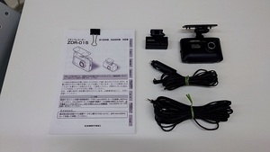 COMTEC コムテック ZDR015 前後2カメラ ドライブレコーダー 取説付 フルHD対応 前後200万画素 動作確認済み 美品です