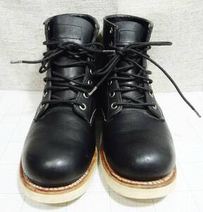 【良品　希少】CHIPPEWA　チペワ　29494　レザー　ブーツ　8EE　ビブラムソール　黒　ブラック