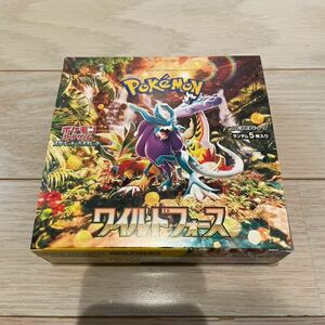 【新品】ポケモン Pokemon ポケモンカードゲーム スカーレット＆バイオレット 拡張パック ワイルドフォース BOX シュリンクなし