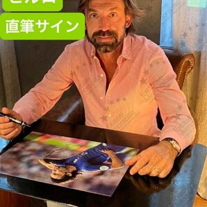 証明書付 ピルロ 直筆サイン イタリア A3サイズ相当