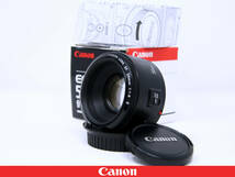 ◆極美品◆Canon キャノン EF50mm F1.8 II ◇元箱 取説 保証書付属★全域シャープな描写力★入門用に最適単焦点レンズ EF50182◇F1.8 Ⅱ◆2_画像1