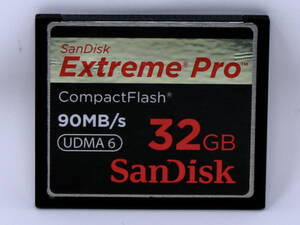 ◆◇美品◇CFカード 32GB ケース付属 コンパクトフラッシュ☆SanDisk Extreme Pro CompactFlash 90MB/s UDMA6◇◆
