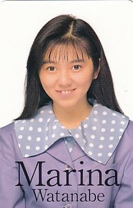 ■a8 渡辺満里奈 テレカ