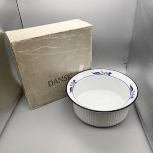 〇0422 【未使用相当】DANSK BISTROダンスク ビストロ 赤い実 大きいボウル スープ鉢 径20cm 高8cm