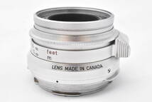 Leica ライカ Leitz Summicron ズミクロン 35mm F2 CANADA Mマウント ８枚玉 レンズ (t6313)_画像4