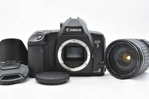 キヤノン Canon EOS3 フィルム一眼レフカメラ ボディ + EF 28-135mm F3.5-5.6 IS USM レンズ付き (t6250)