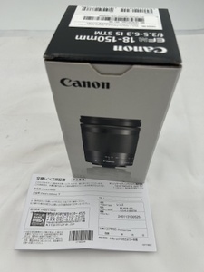 【新品未使用・メーカー保証付き】 Canon キヤノン EF-M18-150mm F3.5-6.3 IS STM グラファイト (new003)