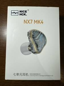 美品　NICEHCK NX7 MK4 4.4mm 有線イヤホン　中華イヤホン　多ドラ　4BA 2DD 1PZT