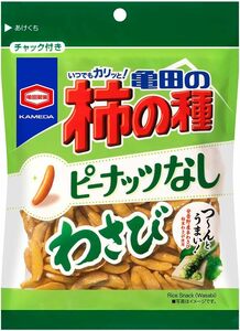 亀田製菓 亀田の柿の種ピーナッツなし わさび 91g×12袋