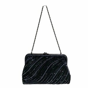  Tokyo i silver beautiful goods formal bag black black .1.2 ten thousand clutch bag pouch bulrush . ceremonial occasions party wedding type .IGIN *Y1