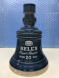 BELL'S Royal Reserve ベルズ ロイヤル リザーブ 20年 スコッチ ウイスキー 750ml 43% 未開栓 陶器ボトル 1434g