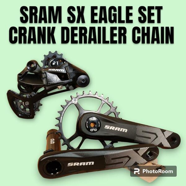 SRAM SX EAGLE 12s コンポセット クランク Rメカ チェーン コスパよく12sにしたい方におすすめ～