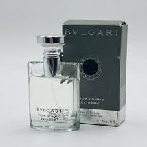 BVLGARI POUR HOMME EXTREME 50ml ブルガリ プルーオム エクストレーム オードトワレ 香水 イタリア製 残約8割_画像1