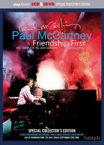 PAUL McCARTNEY / FRIENDSHIP FIRST : THE COMPLETE TEL AVIV CONCERT - ISRAEL 2008 (2CD&2DVD 輸入盤 新品)