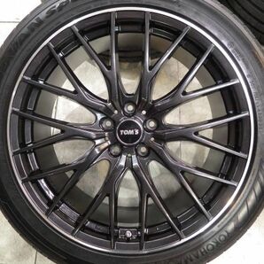 M 送料無料 即納 TOM'S TH05 20 5H114.3 8.5J+42 2022年製 ヨコハマ アドバンスポーツ 245/45R20 トムス ハリアー RAV4 レクサス NXの画像3