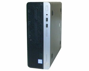 Windows11 Pro 64bit HP ProDesk 400 G6 SFF (6EF24AV) 第9世代 Core i5-9500 3.0GHz メモリ 8GB SSD 256GB(M.2 NVME) DVDマルチ 本体のみ