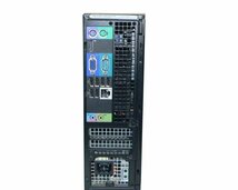 Windows7 Pro 32bit DELL OPTIPLEX 790 SFF Core i7 2600 3.4GHz メモリ 4GB HDD 500GB(SATA) 小難あり(光学ドライブ不良)_画像2