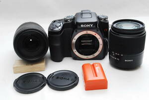 SONY α 100/SONY 75-300/SONY 18-70 (良品） 01-06-01