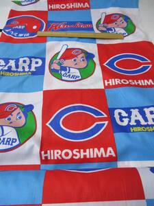 即決★希少★　昭和レトロ☆布帛タイプ プリント生地【 CARP】100ｃｍ巾×3.7ｍ　