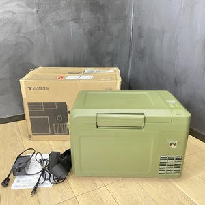 AC/DC 2WAY 冷凍冷蔵庫 【中古】動作保証 YAMAZEN ヤマゼン YFR-C25 2023年製 25L ポータブル コンプレッサー式 105026 / 56168