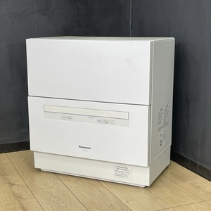 パナソニック 電気食器洗い乾燥機 【中古】動作保証 Panasonic NP-TA3-W 2020年製 ホワイト 家電製品 食洗機/56196