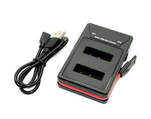 ソニー SONY BC-TRX 互換品 USB デュアル バッテリー USBケーブル内蔵・充電器 NP-BX1 用 新品・未使用品