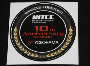 ★　YOKOHAMA WTCC 10th Anniversary ステッカー