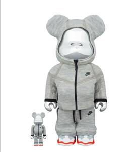 BE@RBRICK NIKE TECH FLEECE N98 100％ & 400％ ベアブリック ナイキ テックフリース シュリンク付き未開封